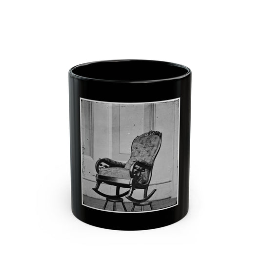 Washington, D.C. Rocking Chair Used By President Lincoln In Ford's Theater (U.S. Civil War) Black Coffee Mug