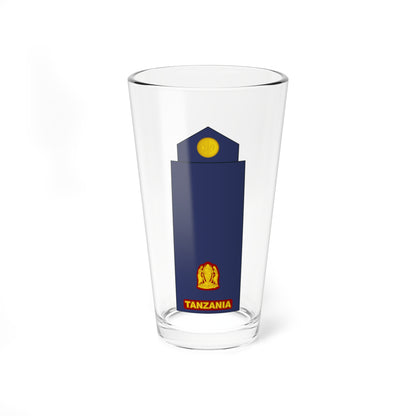 11 Tanzania Air Force MAJ (Tanzania) (Military Rank) Pint Glass 16oz