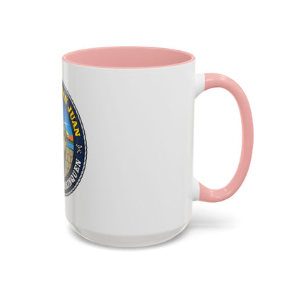 USCG Base San Juan (U.S. Coast Guard) Accent Coffee Mug