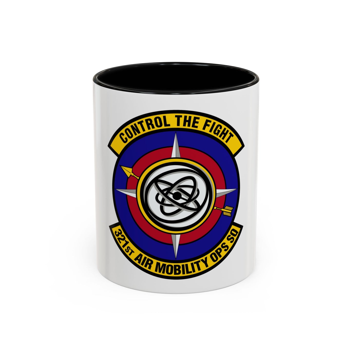 321 Air Mobility Operations Squadron (U.S. Air Force) Accent Coffee Mug