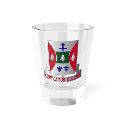 Verre à liqueur du 132e bataillon du génie (armée américaine) 1,5 oz