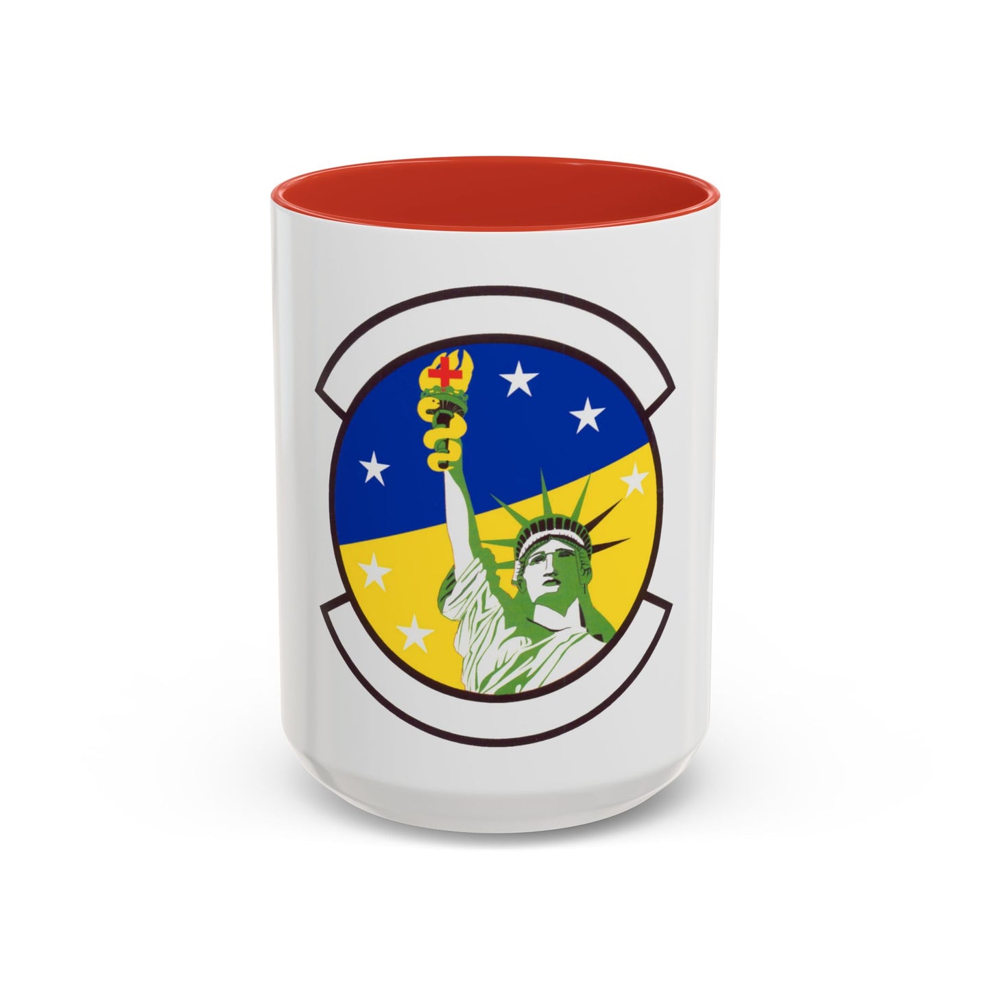 48 Healthcare Operations Squadron USAFE (U.S. Air Force) Accent Coffee Mug