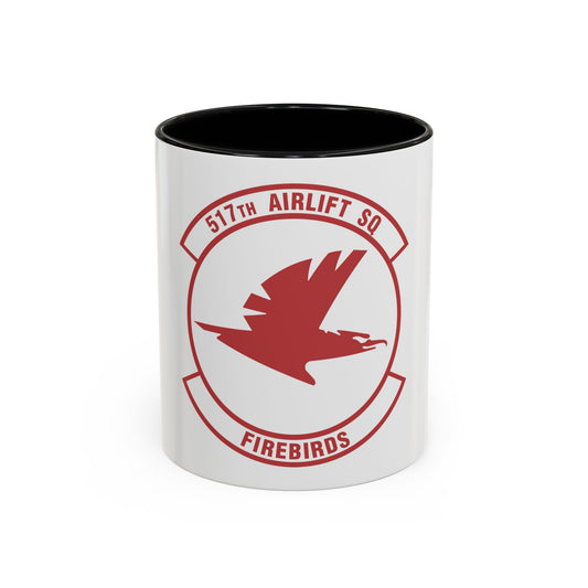 517th Airlift Squadron (U.S. Air Force) Accent Coffee Mug