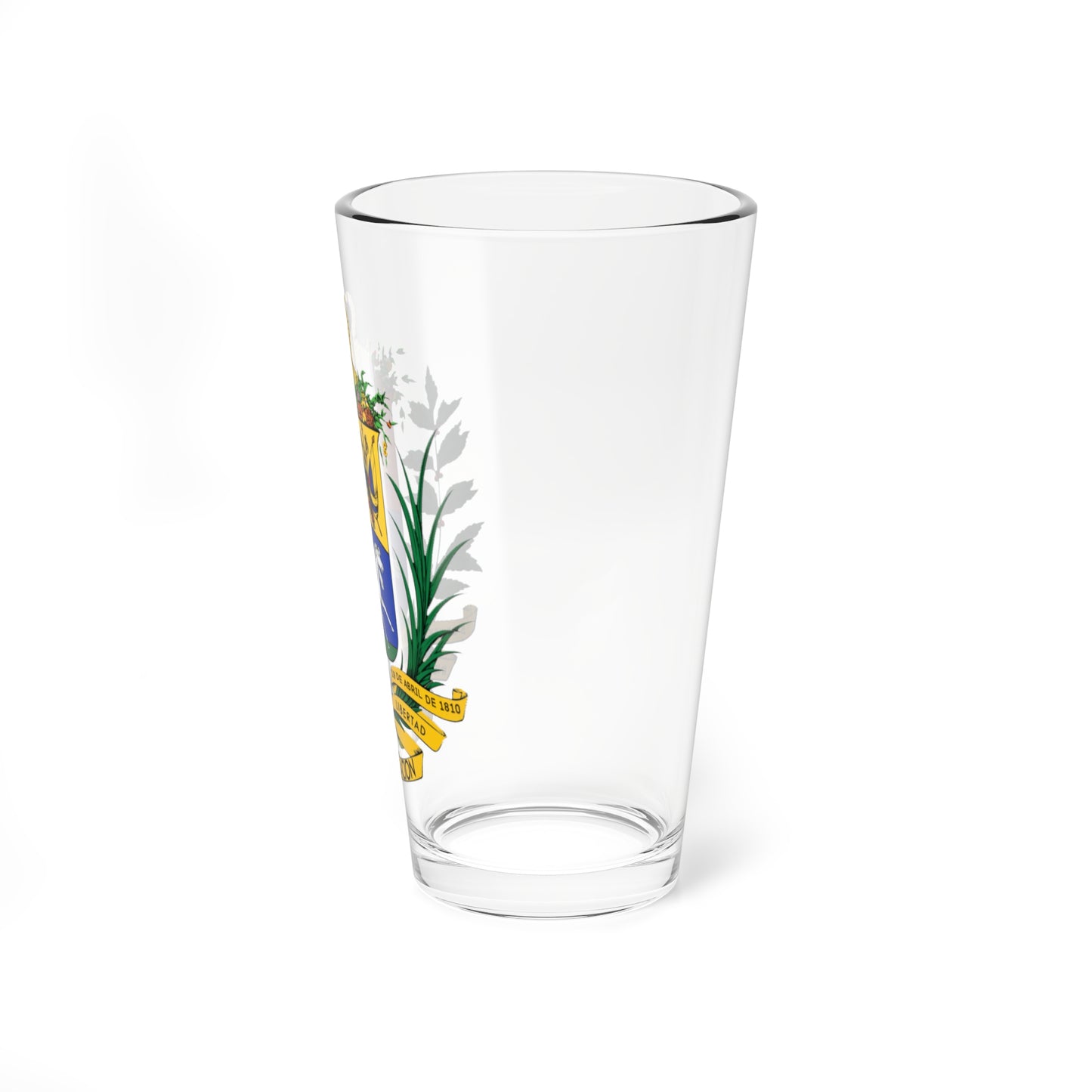 Escudo de Venezuela 1863-1864 (United States) (Coat of Arms) Pint Glass 16oz