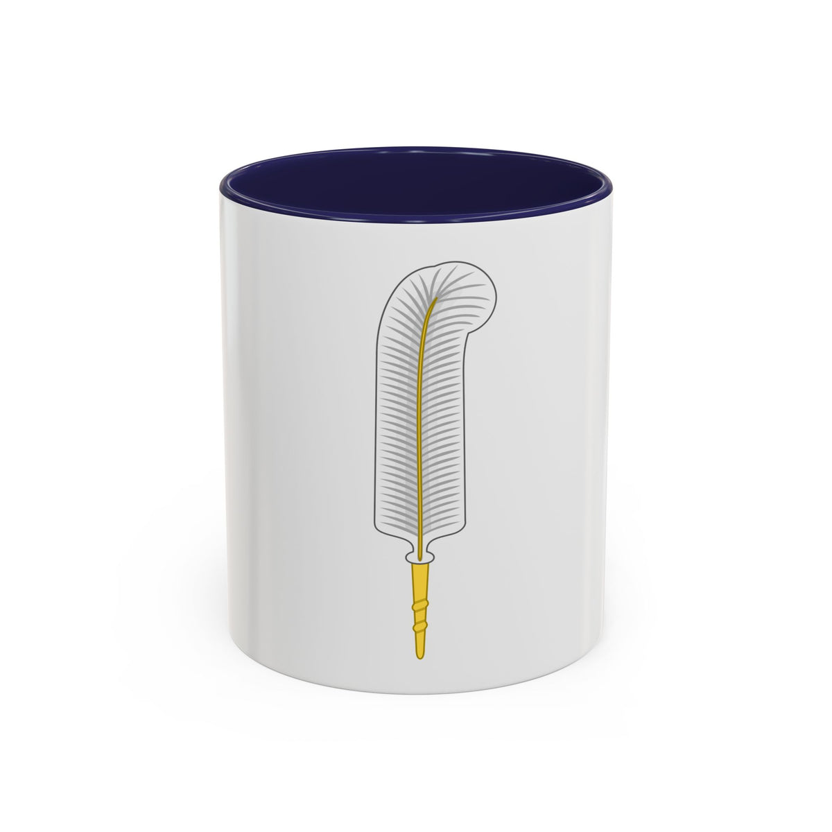 Ostrich Feather Badge - Accent Coffee Mug