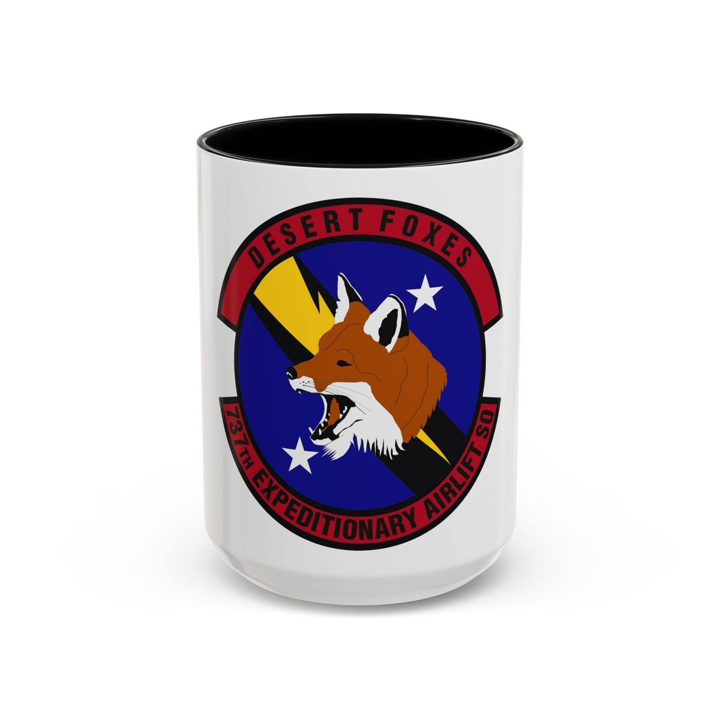 737th Expeditionary Airlift Squadron (U.S. Air Force) Accent Coffee Mug