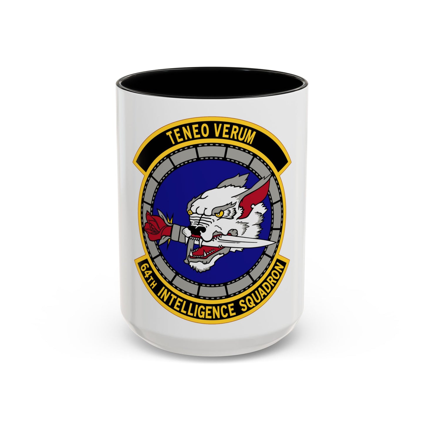 64 Intelligence Squadron AFRC (U.S. Air Force) Accent Coffee Mug