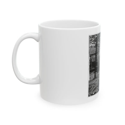 Atlanta, Georgia. Federal Picket Post Shortly Before The Battle Of July 22 (U.S. Civil War) White Coffee Mug