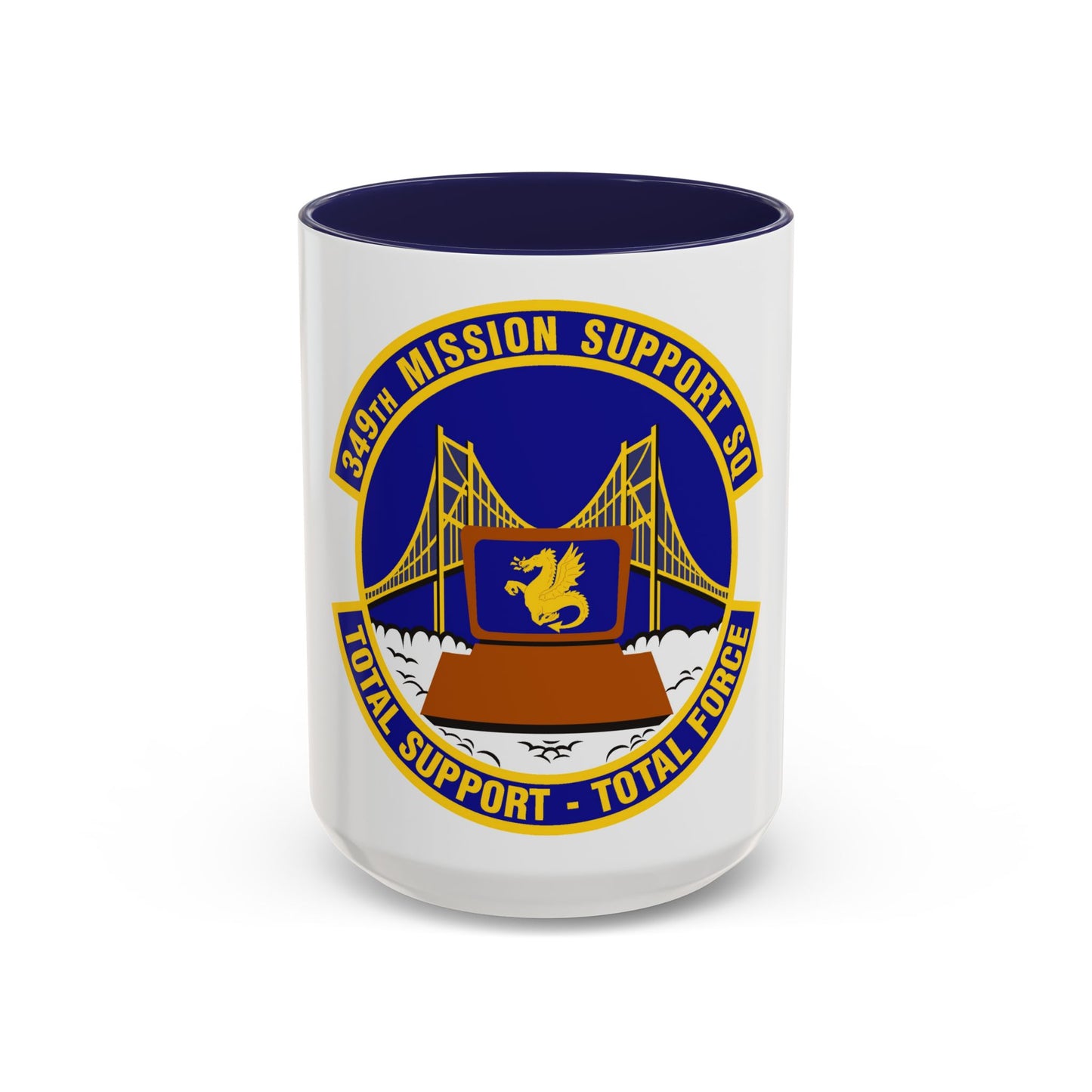 349th Mission Support Squadron (U.S. Air Force) Accent Coffee Mug