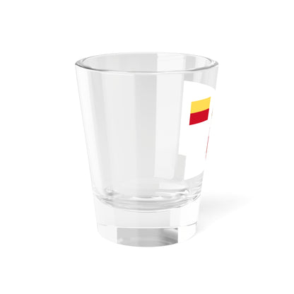 Third Flag of the Duchy of Lucca (Italy) Shot Glass 1.5oz