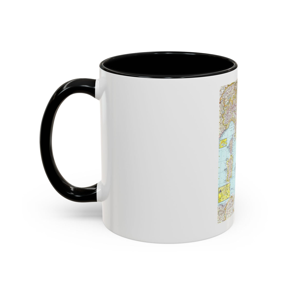 Italy (1961) (Map) Accent Coffee Mug