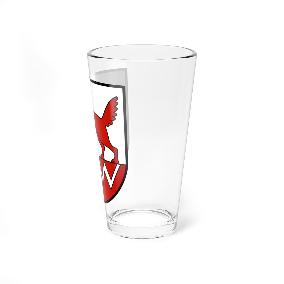 Wolfwil-blason (Switzerland) (Coat of Arms) Pint Glass 16oz