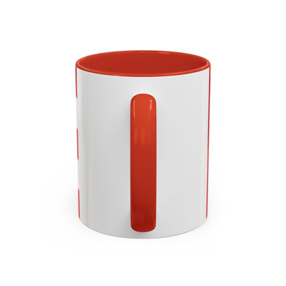 Flag of Eindhoven the largest city of the province of North Brabant Netherlands - Accent Coffee Mug