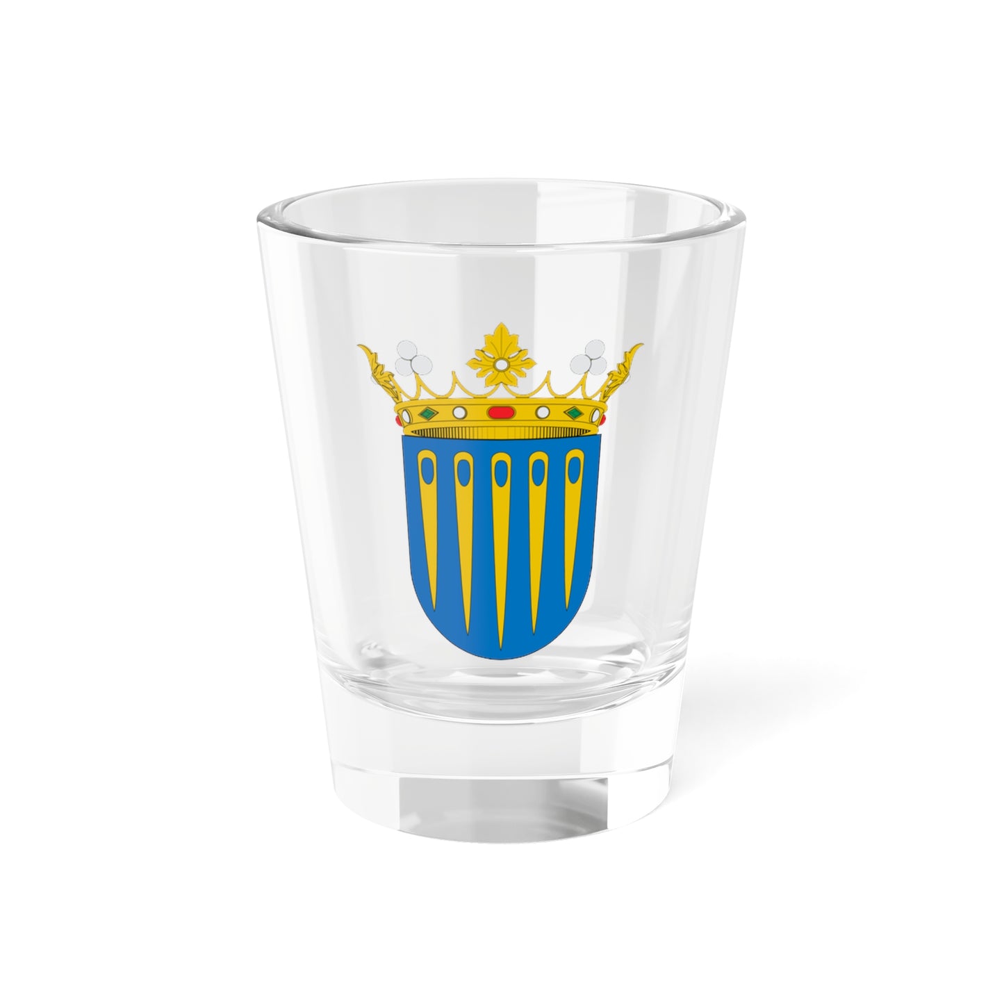 Escut dAgullana (Spain) (Coat of Arms) Shot Glass 1.5oz