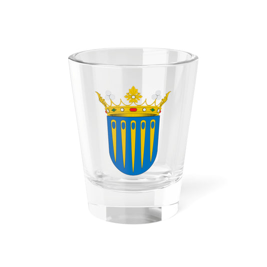 Escut dAgullana (Spain) (Coat of Arms) Shot Glass 1.5oz
