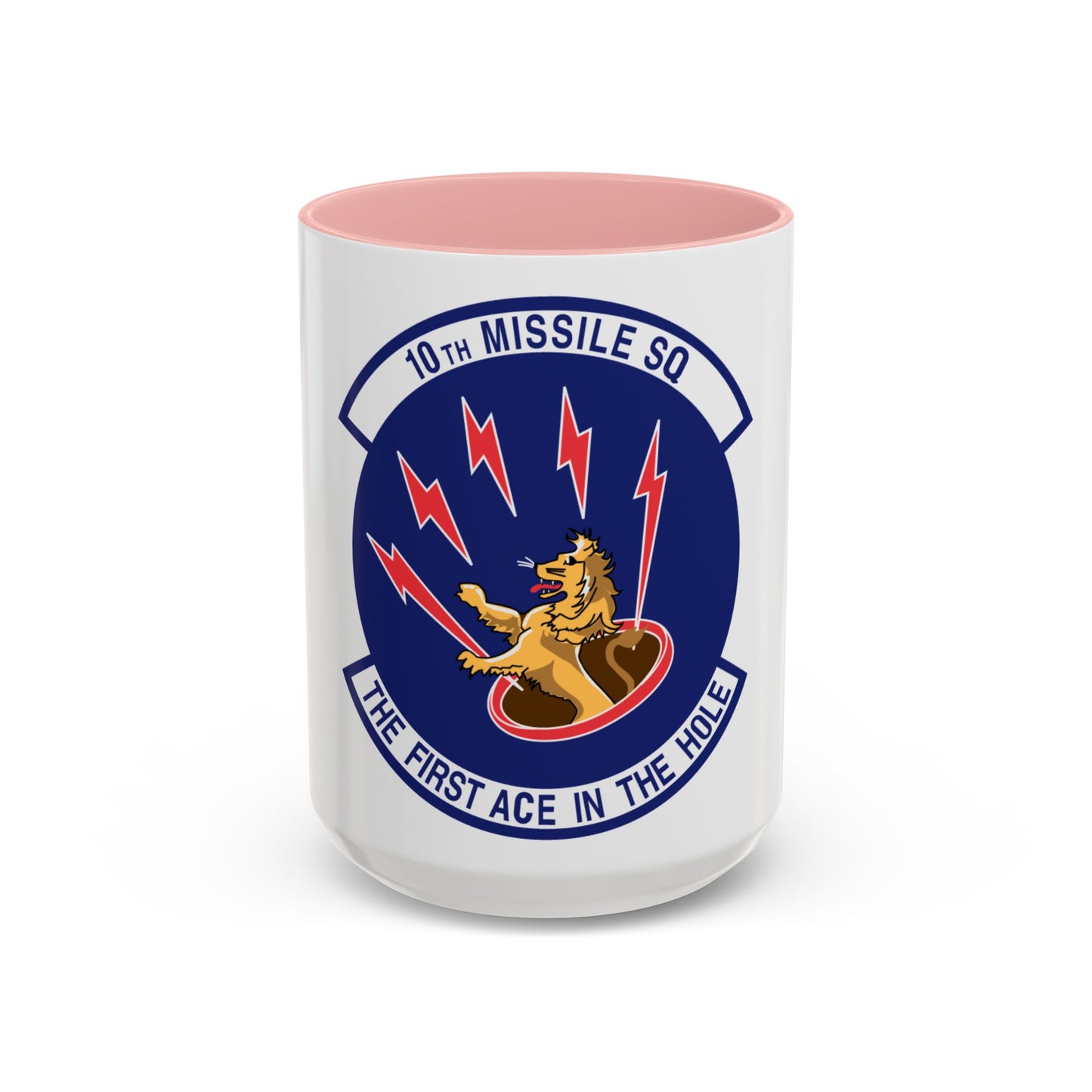 10th Missile SQ The First In The Hole (U.S. Air Force) Accent Coffee Mug