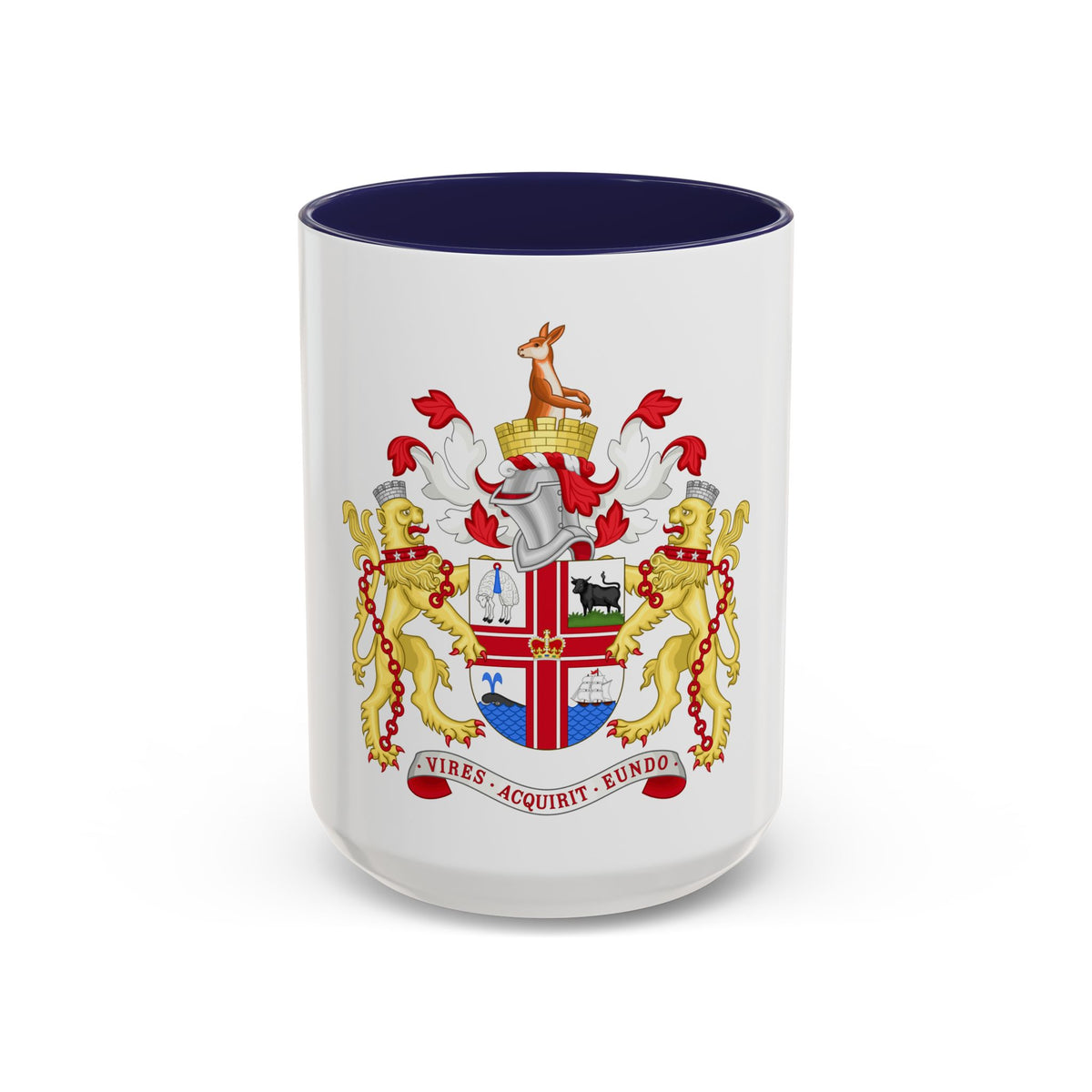 Coat of Arms Melbourne Australia - Accent Coffee Mug
