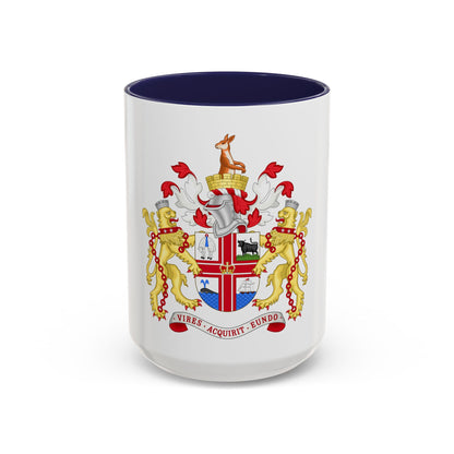 Coat of Arms Melbourne Australia - Accent Coffee Mug