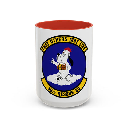 36 Rescue Sq AETC (U.S. Air Force) Accent Coffee Mug