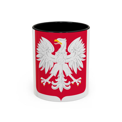 Coat of arms of Poland (1980-1990) - Accent Coffee Mug