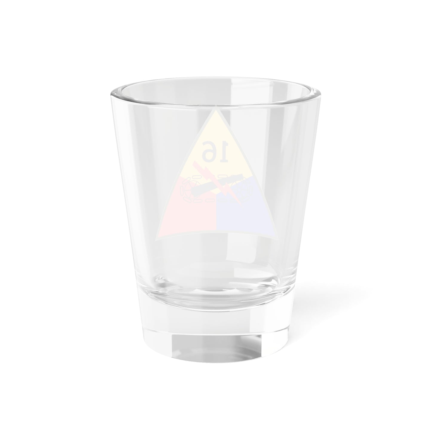 Verre à liqueur de la 16e division blindée (armée américaine) 1,5 oz