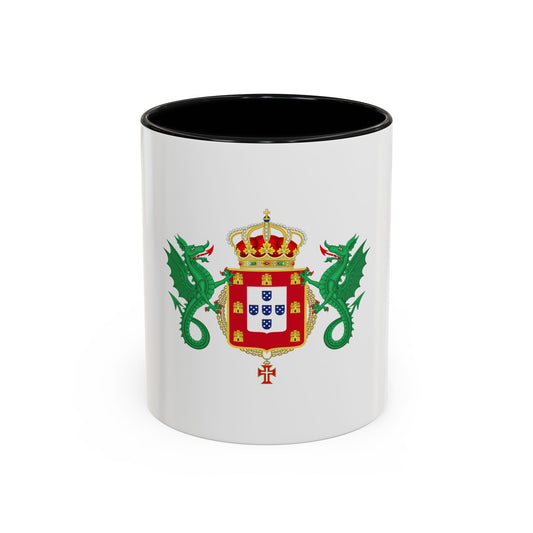 Coat of Arms of the Kingdom of Portugal 1640-1910 - Accent Coffee Mug