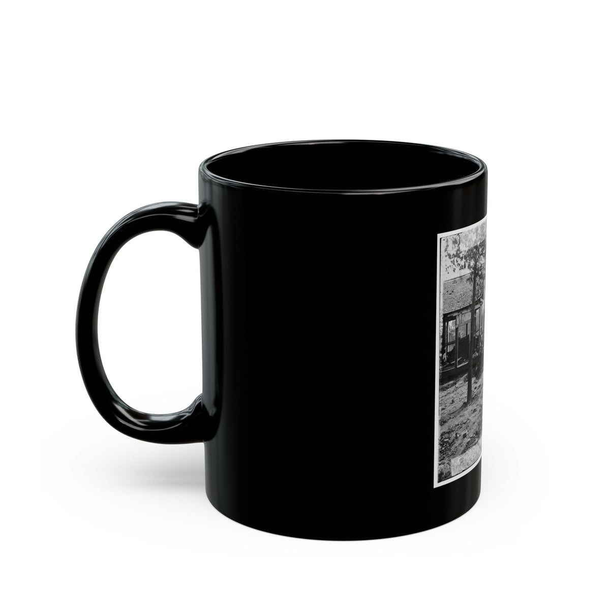 Atlanta, Ga., Vicinity. Federal Pickets Before The City (U.S. Civil War) Black Coffee Mug