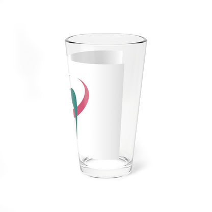 Flag of Akiōta Hiroshima (Japan) Pint Glass 16oz