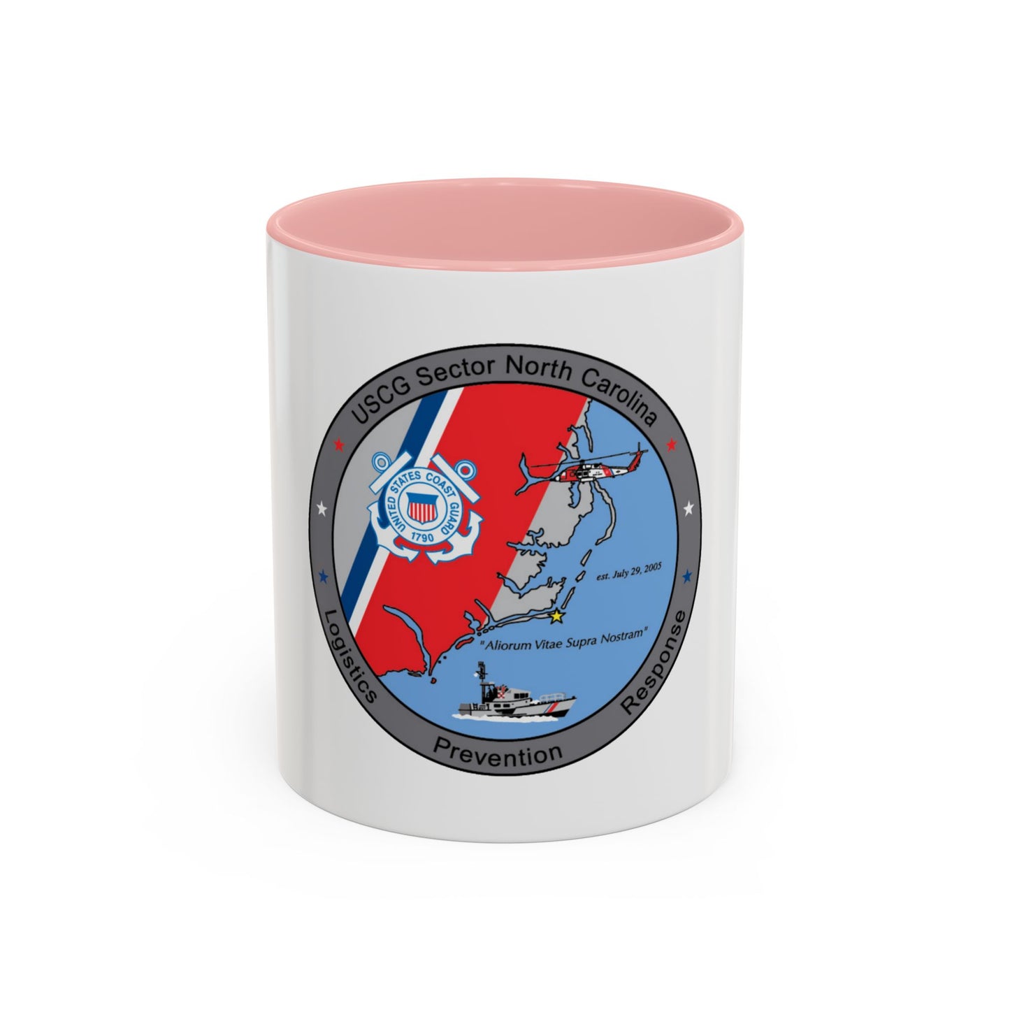 USCG Sector North Carolina (U.S. Coast Guard) Accent Coffee Mug