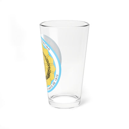 Coat of arms of the Argentine Army (Argentina) (Military Rank) Pint Glass 16oz