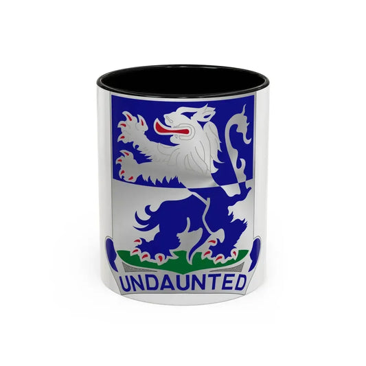 119th Infantry Regiment (U.S. Army) Accent Coffee Mug 11oz Black - Go Mug Yourself