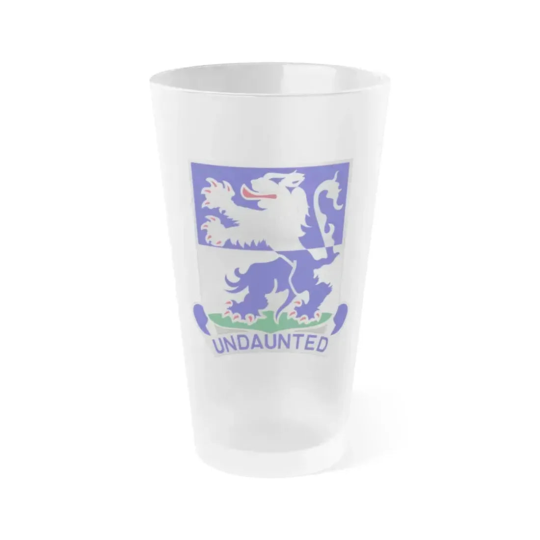 119th Infantry Regiment (U.S. Army) Frosted Pint Glass 16oz Default Title - Go Mug Yourself