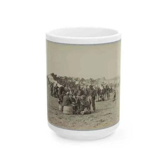 119th Pennsylvania Infantry(2) (U.S. Civil War) White Coffee Mug 15oz - Go Mug Yourself