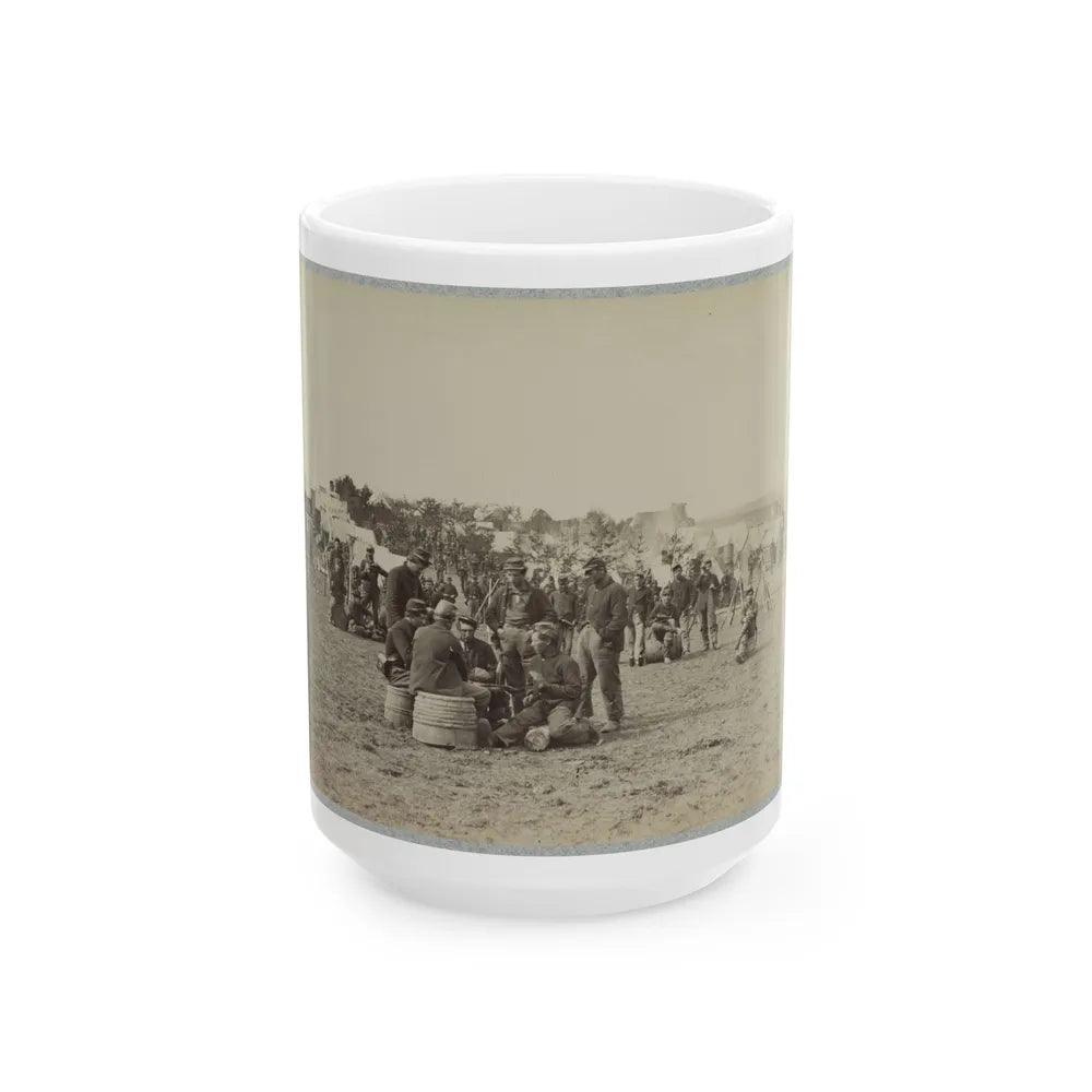 119th Pennsylvania Infantry(2) (U.S. Civil War) White Coffee Mug-15oz-Go Mug Yourself