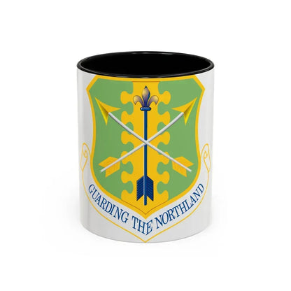 119th Wing (U.S. Air Force) Accent Coffee Mug 11oz Black - Go Mug Yourself