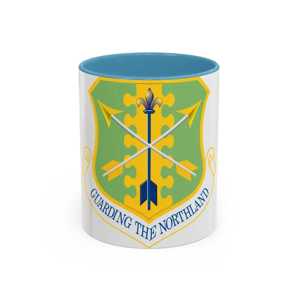 119th Wing (U.S. Air Force) Accent Coffee Mug 11oz Light Blue - Go Mug Yourself
