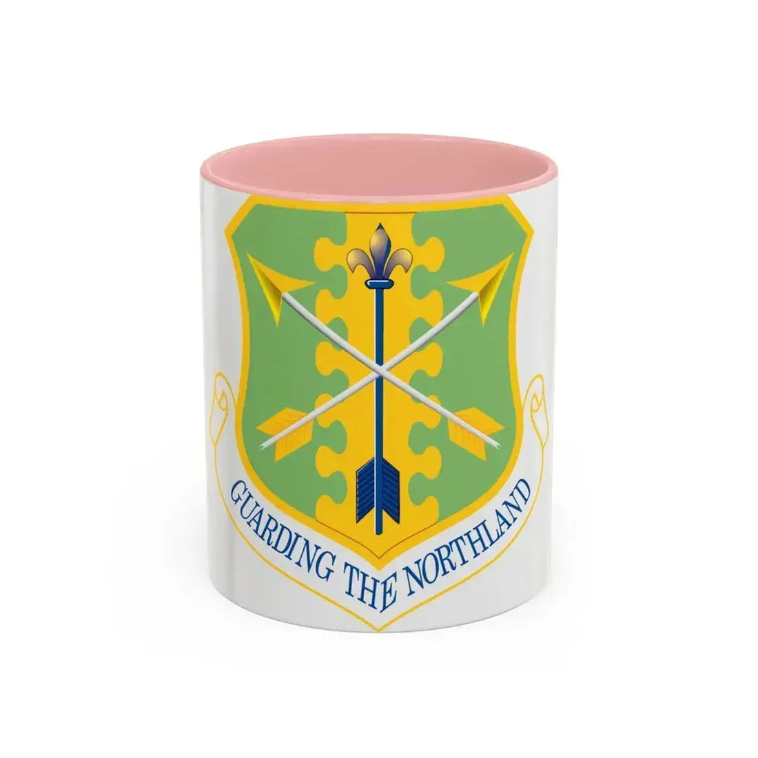 119th Wing (U.S. Air Force) Accent Coffee Mug 11oz Pink - Go Mug Yourself