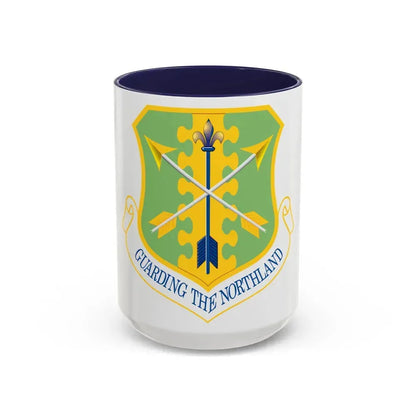 119th Wing (U.S. Air Force) Accent Coffee Mug 15oz Navy - Go Mug Yourself