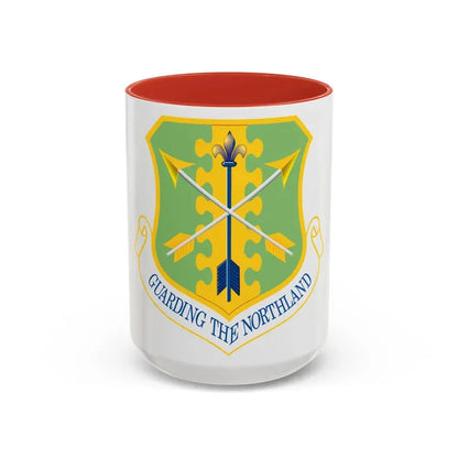 119th Wing (U.S. Air Force) Accent Coffee Mug 15oz Red - Go Mug Yourself