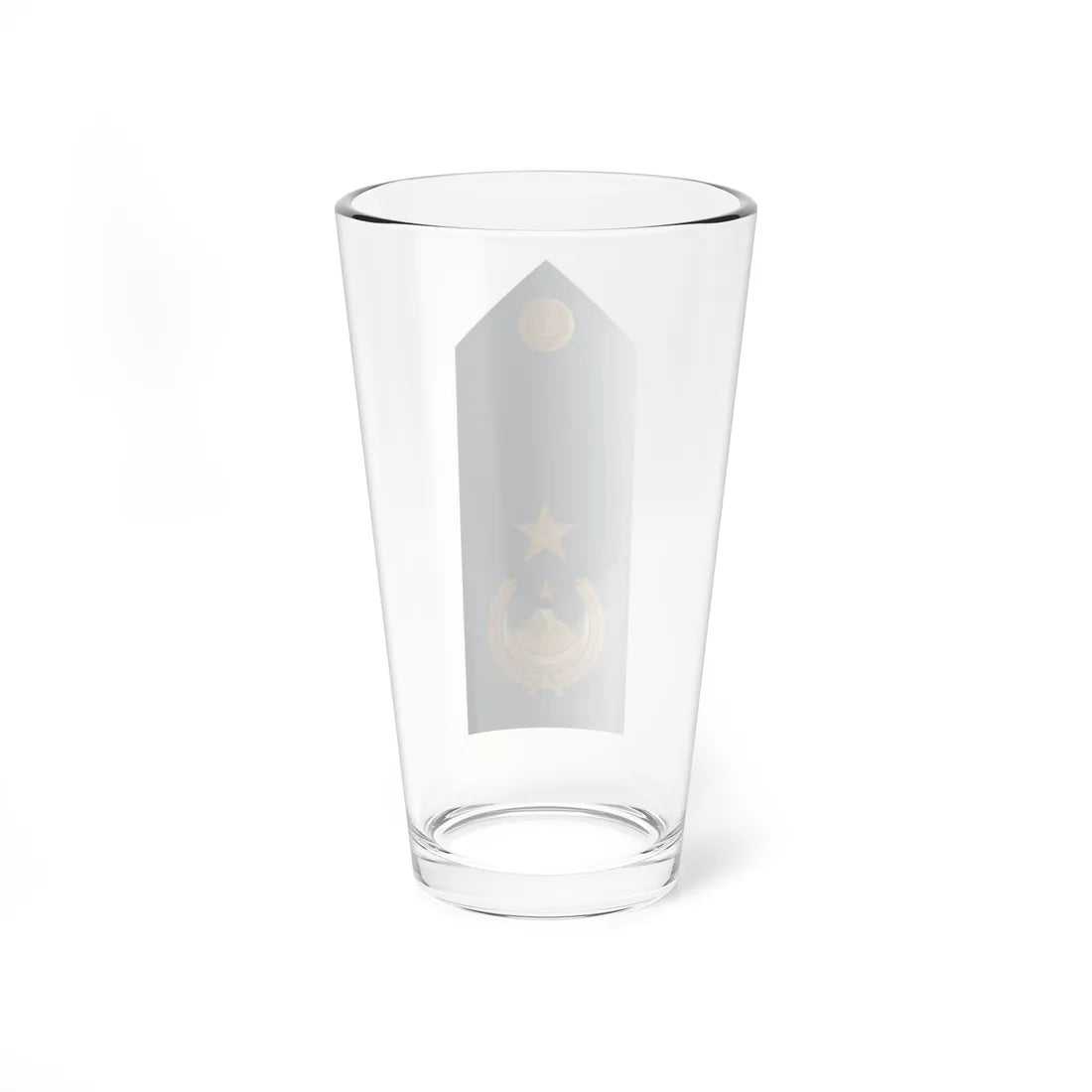 11.AlgAF LTC (Algeria) (Military Rank) Pint Glass 16oz - Go Mug Yourself