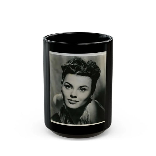 Kathleen Crowley #24 (Vintage Female Icon) Black Coffee Mug-15oz-Go Mug Yourself