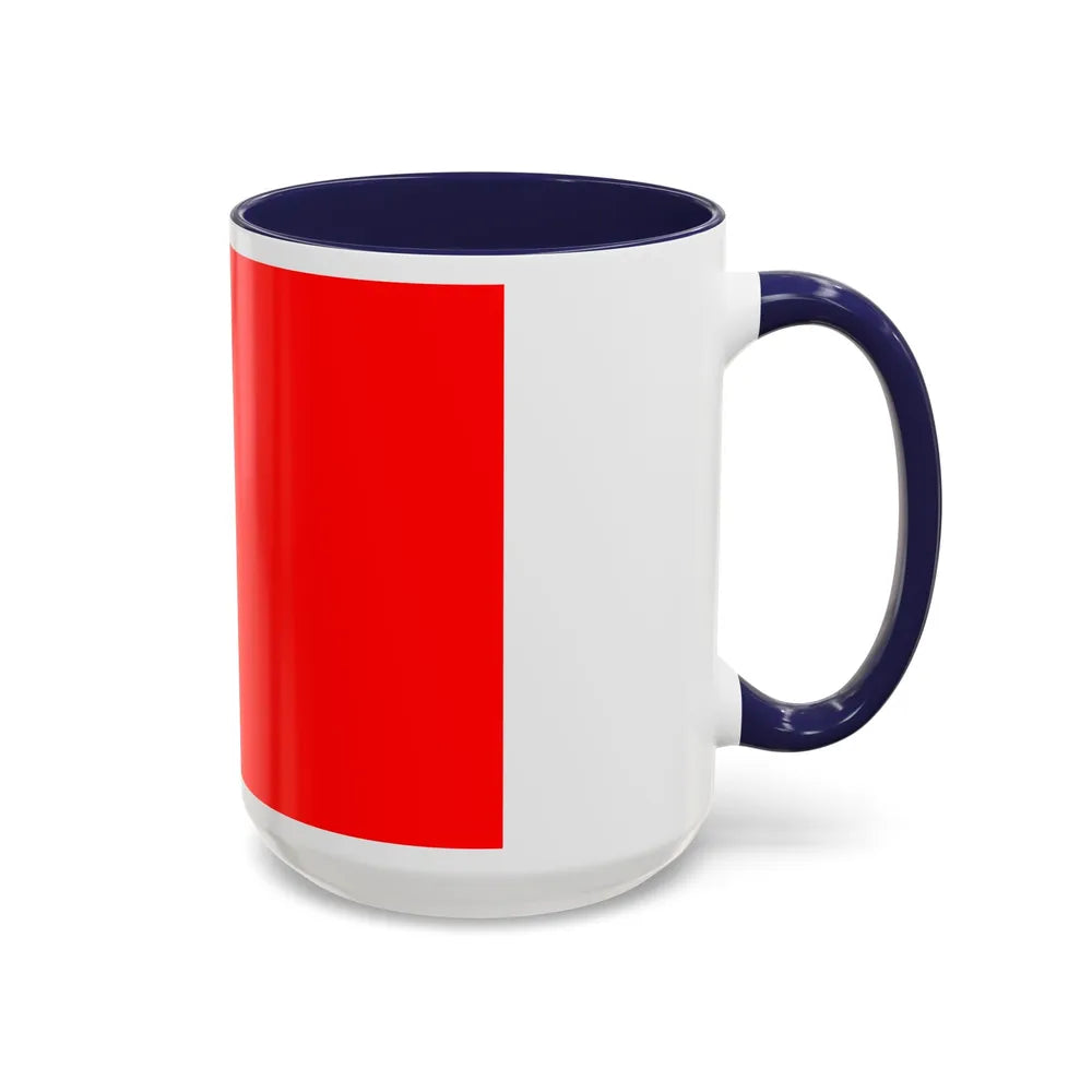 Flag of Bari Italy - Accent Coffee Mug-Go Mug Yourself