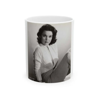 Kathryn Grant #111 (Vintage Female Icon) White Coffee Mug-11oz-Go Mug Yourself