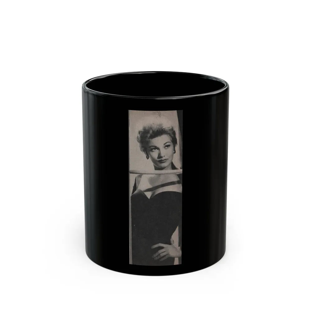 Kim Novak #185 - Scanned Mag. 66 Photos (Vintage Female Icon) Black Coffee Mug-11oz-Go Mug Yourself