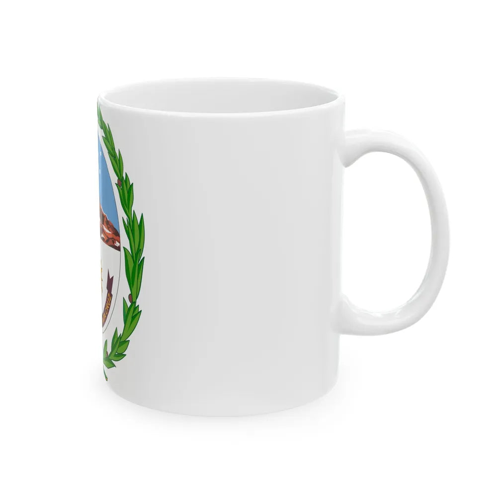 Coat of Arms Santa Cruz Argentina - White Coffee Mug-Go Mug Yourself