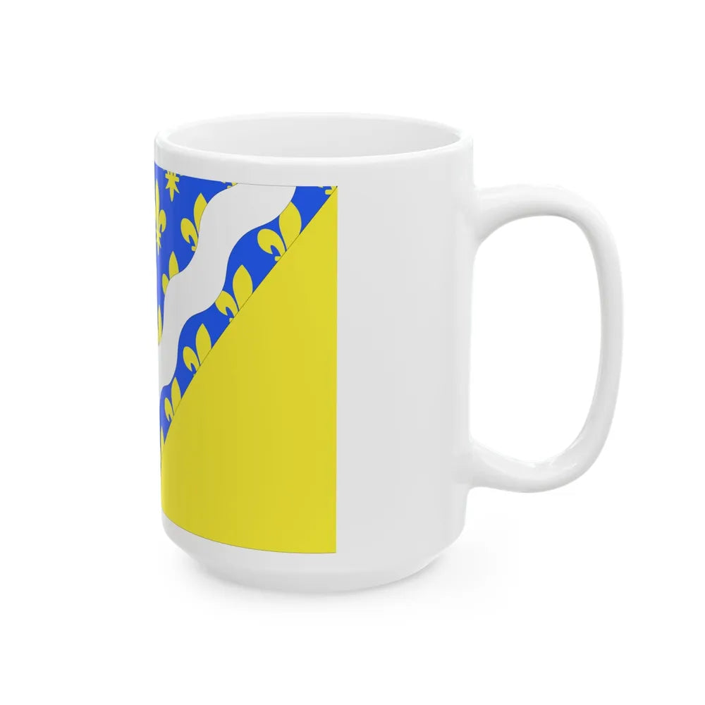 Flag of Val de Marne France 2 - White Coffee Mug-Go Mug Yourself