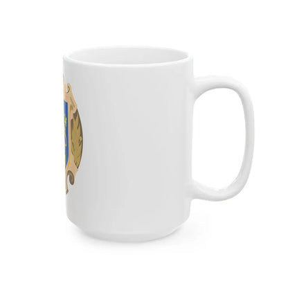 Coat of Arms of Lviv Oblast - White Coffee Mug-Go Mug Yourself