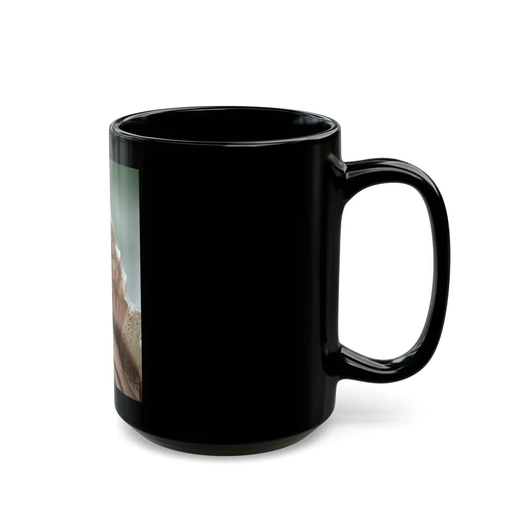 Doris Day #114 (Vintage Female Icon) Black Coffee Mug-Go Mug Yourself