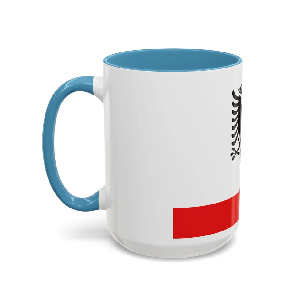 Naval Ensign of Albania - Accent Coffee Mug-Go Mug Yourself