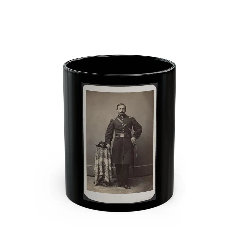 Captain Ferdinand F. Boltz Of Co. S, 12th Indiana Infantry Regiment, And Co. F, 88th Indiana Infantry Regiment (U.S. Civil War) Black Coffee Mug-11oz-Go Mug Yourself